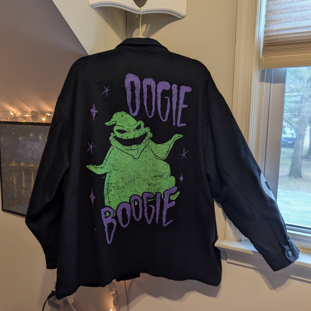 NWOT Rare Disney Spirit Halloween Nightmare Before Christmas Shirt Jacket